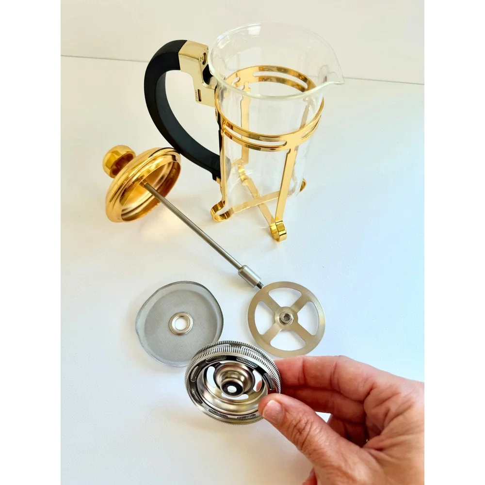 Hario TH-2 Gold French Press Coffee Maker 2 Cup Made in Japan‎ Glass